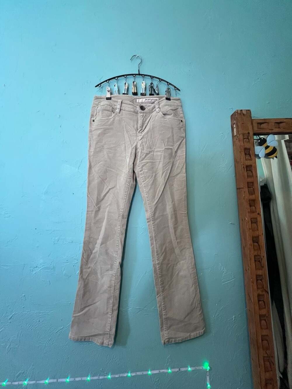 DKNY Jeans Tan Corduroy Bootcut Pants Size 6